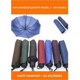 Resim Letsii Katlanabilir Su Geçirmez Rüzgar Geçirmez Otomatik Şemsiye Çok Renkli 