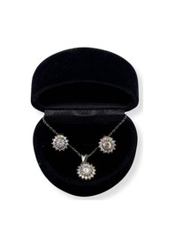 Resim Oya Silver Işıltılı Daisy Gümüş Set&takım 