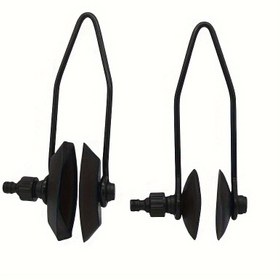 Resim Demir Evrensel Dıştan Takma Motor Su Temizleyici, Tekne Motoru Bakımı için Deniz Dikdörtgen Kulak Muffları 