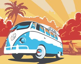 Resim Sayılarla Boyama Seti - Vosvos - 80x100 