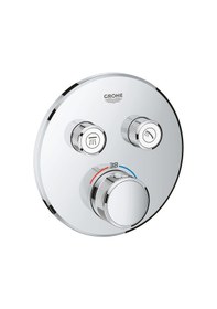 Resim Grohe Grohtherm Smartcontrol Çift Yönlü Ankastre Termostatik Duş Bataryası - 29119000 Krom 