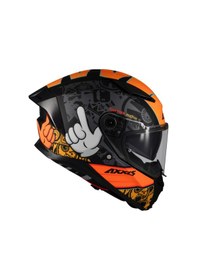 Resim Axxis Panther Tribute Sketch Full Face Güneş Vizörlü Ece 22.06R Motosiklet Kaskı 