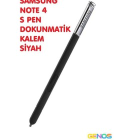 Resim Samsung Galaxy Uyumlu Note 4 Kalem S Pen Stylus Dokunmatik Kalemi Siyah 