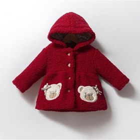 Resim Cumino Rabbit Bebek Mont Kırmızı 