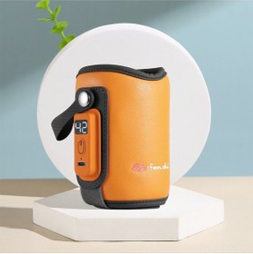 Resim Dianziye Bebek Biberon Isıtıcı Kılıfı, Çoklu Sıcaklık Ayarları, Evrensel Uyumlu, Taşınabilir Usb Isıtma Kılıfı, Sabit Sıcaklık, Amber Turuncu 