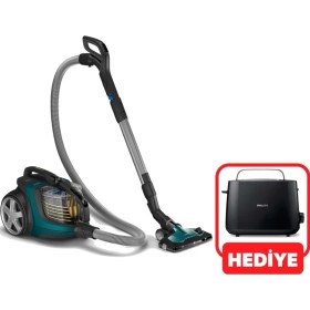 Resim Philips 9000 Serisi Triactive Ultra LED Cyclone Premium Toz Torbasız Süpürge 
