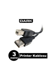 Resim Dark Dk-cb-usb2prnl300 3 Mt Usb 2.0 Yazıcı Ve Data Kablosu B-tip -217983 