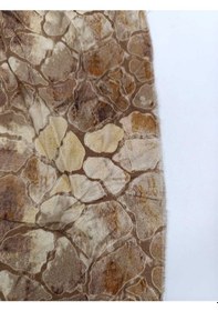 Resim Leopar Desenli Kaşmir Viskon Kumaş 