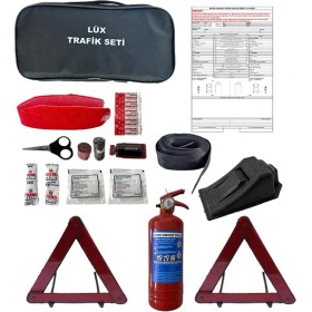 Resim Tüvtürk Uyumlu Trafik Seti Kaza Tespit Tutanağı Hediyeli 