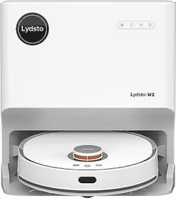 Resim Lydsto W2 Lite 8000 Pa Sterilizasyonlu Su & Toz Toplama Üniteli Yapay Zeka Robot Süpürge Beyaz 