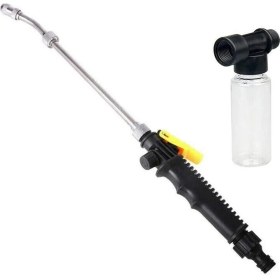 Resim Monozone Yüksek Basınçlı Metal 56CM Ayarlanabilir Köpüklü Su Püskürtücü Araba,bahçe,pencere Yıkama 