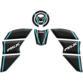 Resim MOTOSEPETİM HONDA MSX TANK PAD SET (2014/2022) UYUMLU 04 