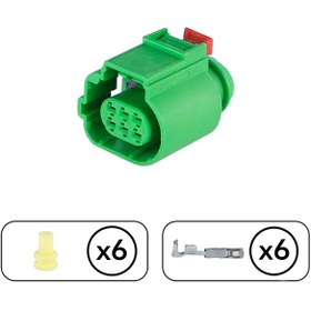 Resim FEP Volkswagen Arka Lamba Soketi 6 Pin Kablosuz 