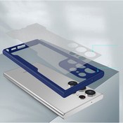 Resim Galaxy S23 Ultra Uyumlu Parfe Kılıf-lacivert 