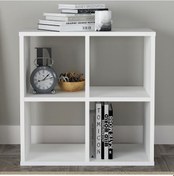 Resim Bsh Gülbay Mobilya 4 Raflı Kitaplık Medium Beyaz 