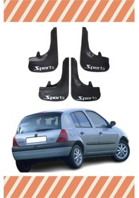 Resim Renault Clio 2 Hb 1998-206 Sports Yazılı 4'Lü Tozluk Çamurluk Paç 