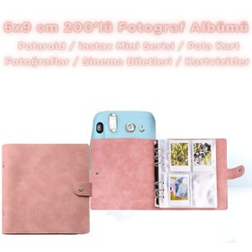 Resim Trendfone Instax Mini Serisi Albüm-200 Fotoğraf Kapasiteli 