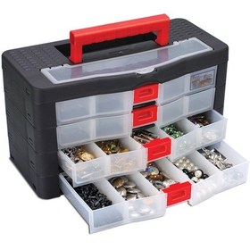Resim Super Bag 4'Lü Organizerli Çekmece Kutu - Asr-2058 