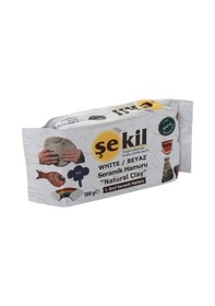 Resim 1.kalite Seramik Kil Hamuru 500 Gr Beyaz Çok Renkli 