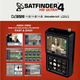 Resim Satfinder Alpsat 4 HD Görüntülü Uydu Yön Sinyal Bulucu Dayanıklı Tasarım ve Yüksek Performans 