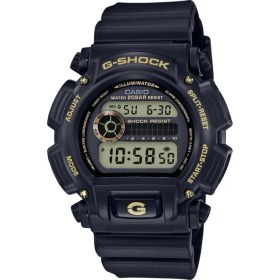 Resim Casio G-Shock Dijital Erkek Kol Saati 20 Bar Suya Dayanıklı Siyah Kordon ve Kasa 
