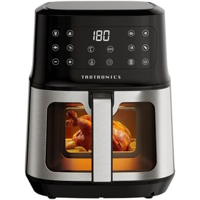 Resim TAOTRONICS TT-AF011 5 Litre 8 İşlevli 1200W Dokunmatik Camlı Air Fryer 