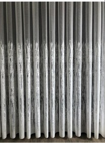 Resim Tül Perde Etek Alev Desen 17762 Örme Kumaş Çok Renkli 