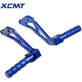 Resim Wangxi Segway X260 X160 Ve Sur Ron Light Bee İçin Mavi Yolcu Ayak Pedalları 