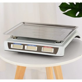 Resim Metal Ölçüm Tartısı Elektronik Terazi Bakkal Manav Market ve Pazarcı Tartısı 40KG 