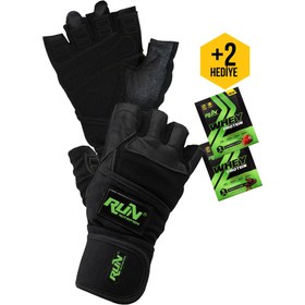Resim Pro Bilek Cırtlı Ağırlık Eldiveni Fitness Eldiveni - L 