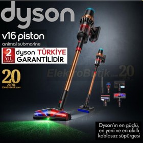 Resim Dyson V16 Piston Animal Submarine Dikey Şarjlı Süpürge 