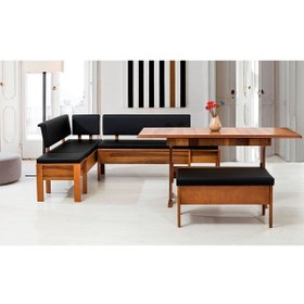Resim Caddeyıldız 1010 Mutfak Köşe Takımı - Ceviz 