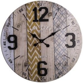 Resim Klt Ahşap Duvar Saati 77 Cm 