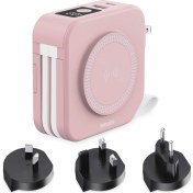 Resim Philips DLP4347CP/00 10.000 mAh MagSafe Hızlı Şarj Powerbank 1xUSB-A, 1xUSB-C, Şarj Cihazı, Pembe 