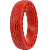 Resim Leezsing M365 Elektrikli Scooter İçin 8.3" Dayanıklı Kauçuk Lastik - Kaymaz Taban & Yüksek Tutuş 