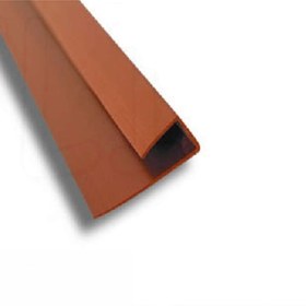 Resim AKSMAR Lambiri J Bitim Profili Kahve 2 Mt Boyunda (PAKETTE 6 ADET) 