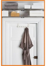 Resim Alony Home Enudden Kapı Askısı Çelik 35 X 13 Cm Beyaz 