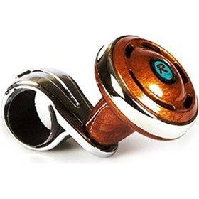 Resim Direksiyon Topuzu Metal-ahşap Tüm Araçlara Uygun siyah 