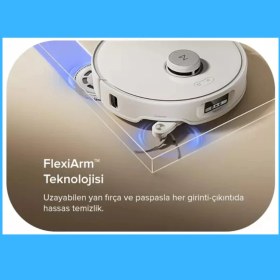Resim Roborock Ultra Emiş Gücüyle Lüx Akıllı Robot Süpürge Beyaz 