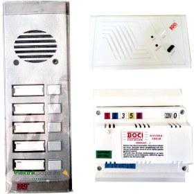 Resim Boçi 4 Daire Konuşmalı Zil Sistemi 4daire Diafon Seti 