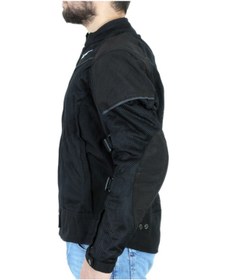 Resim Venom Rock Cordura Erkek Motosiklet Ceketi Fileli Yazlık Motorcu Montu 