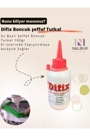 Resim Nalbur Bakkal Difix Şeffaf Boncuk Tutkalı Su bazlı 100 GR 
