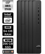 Resim HP PRO TOWER 290 G9 E6D3A5EA046 i5 12500 64GB RAM 256GB SSD FDOS MASAÜSTÜ BİLGİSAYAR 