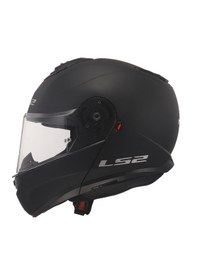 Resim Ls2 Strobe 2 Mat Siyah Çene Açılır Motosiklet Kaskı Mat Siyah 