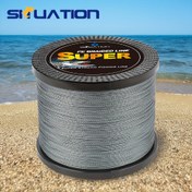 Resim 1 SIIUATION 914.4 metre Üstün Dayanıklılık PE Örgülü Olta İpi - Pürüzsüz, Yüksek Hassasiyetli, Aşınmaya Dayanıklı, 2.72KG-45.36KG Çekme, Bağımsızlık Günü Balıkçılığı için Beyaz 