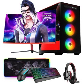 Resim Ramtech Blaze Y90 I7 4770 16GB Ram 480GB SSD GT740 4gb 23.6 Curved Monitör Oyuncu Bilgisayarı 