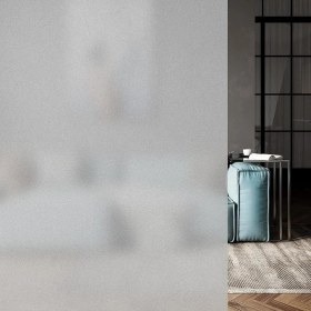 Resim Gizlilik Cam Filmi Buzlu Cam Filmi Yapışkan Olmayan Statik Yapışkan Pencere Filmi Sticker Ev Banyo Ofis Için 44,5 x 200 cm 