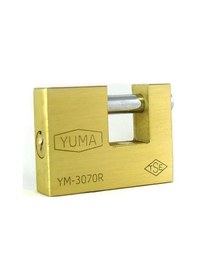 Resim Eco Lounge Yuma Kayar Milli Pirinç Asma Kilit 70 Mm 