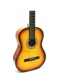 Resim Klasik Gitar 4/4 Tam Boy Sunburst Klasik Gitar-Kılıf 