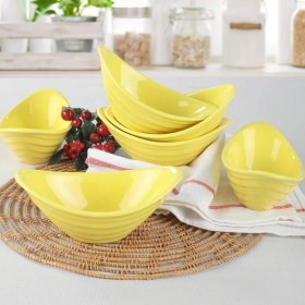 Resim Karokstore Gondol Sarı Çerezlik 16 cm 6 Adet - 100 
